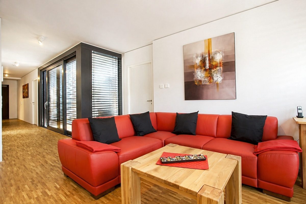 Sofa in living room