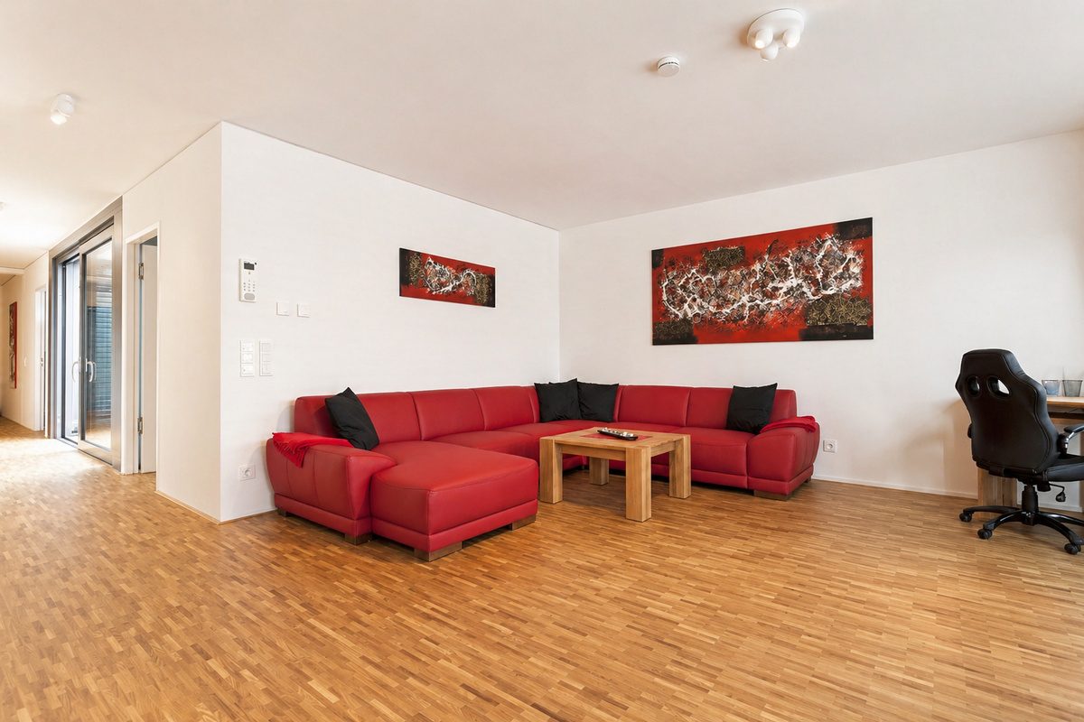 Downtown Penthouse open-plan living