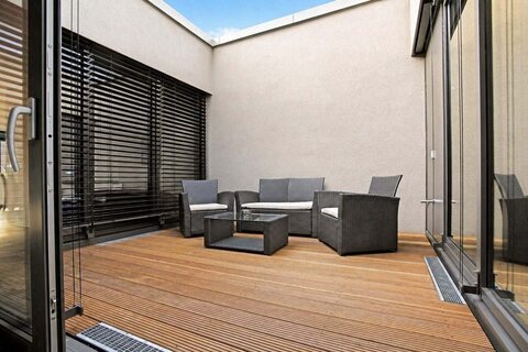 Large private patio