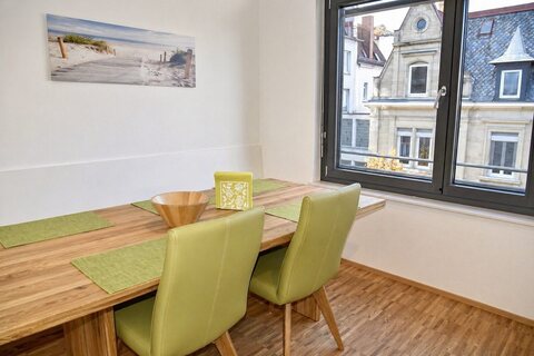 Dining table in kitchen