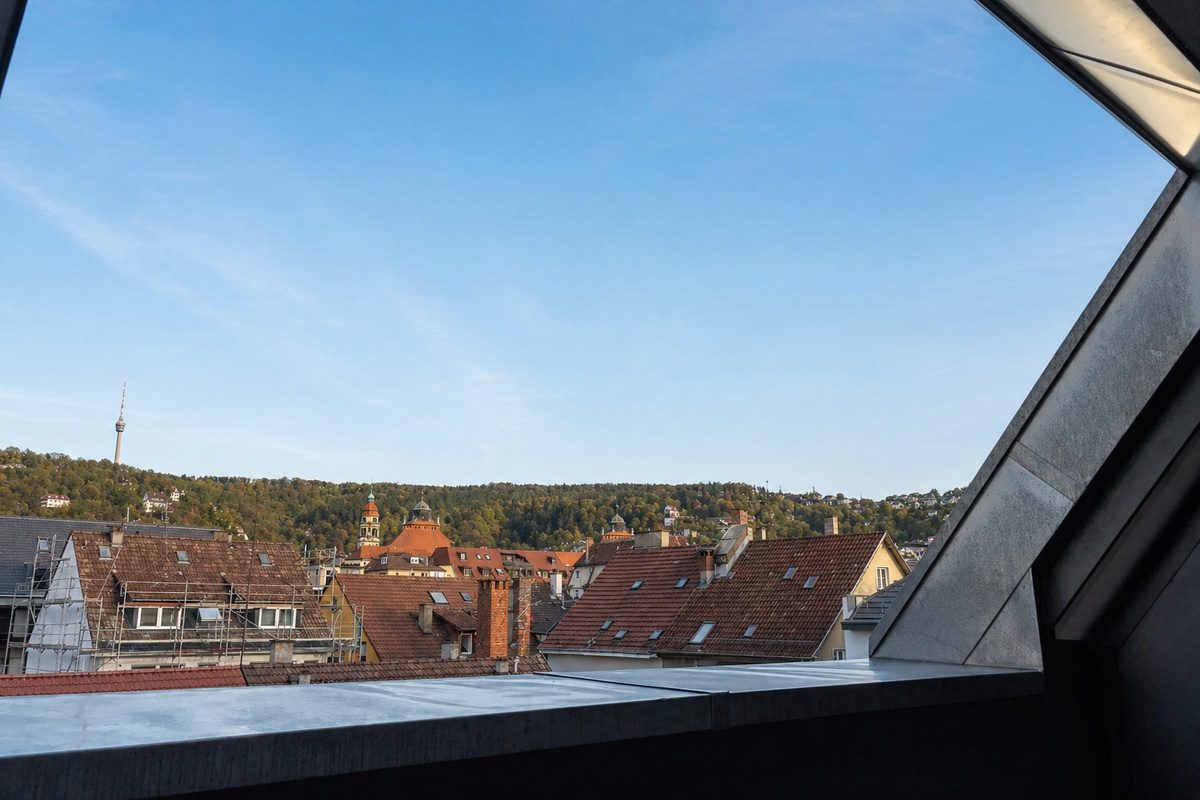 Private balcony with city view