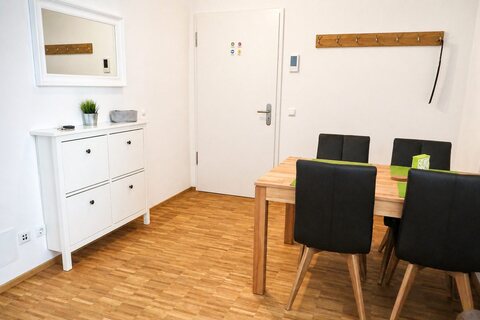 Dining area next to kitchen
