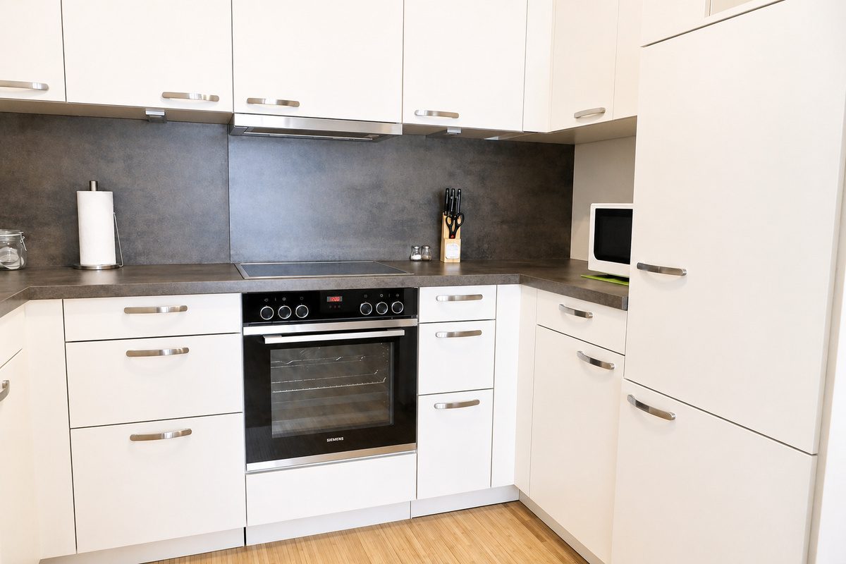 Modern kitchen with oven