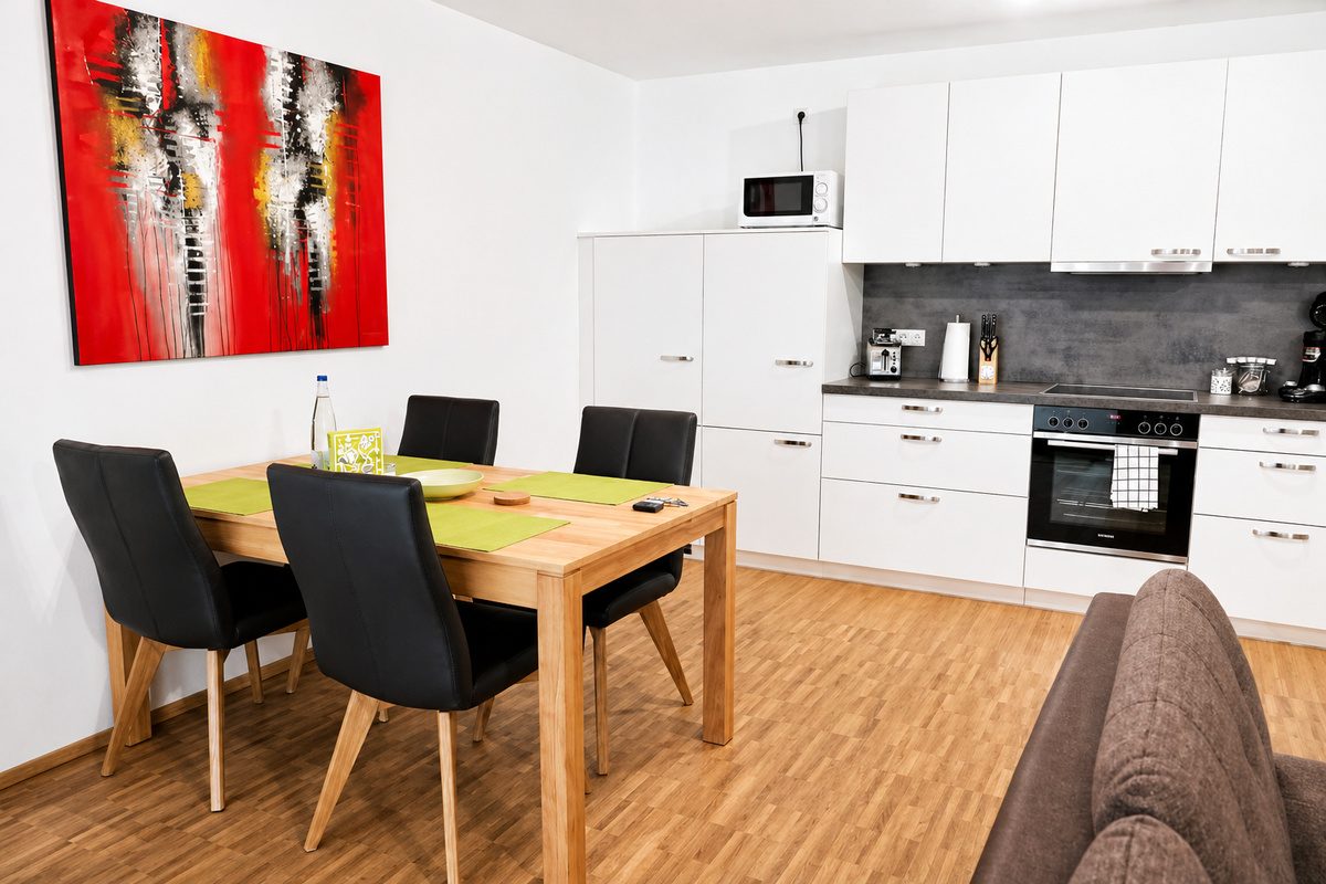 Dining area near kitchen