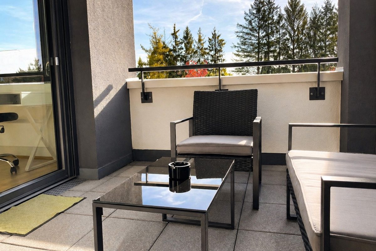 Balcony table and chairs