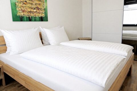 King bed in bedroom