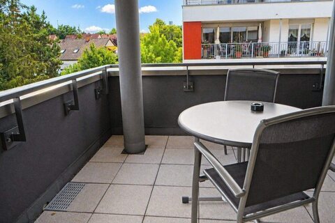 Large balcony with view