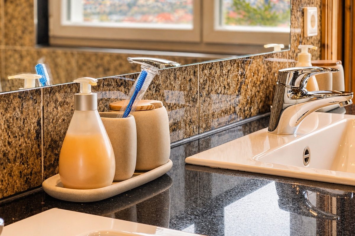 Bathroom with double sink