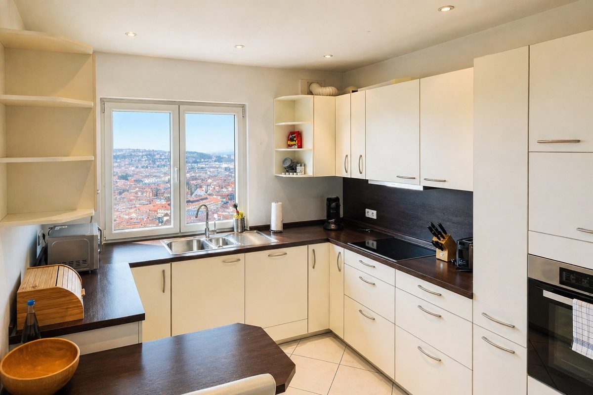 Kitchen cooking area