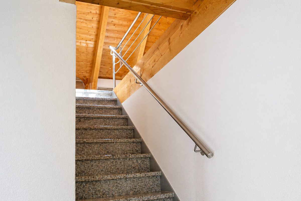 Staircase to upper level