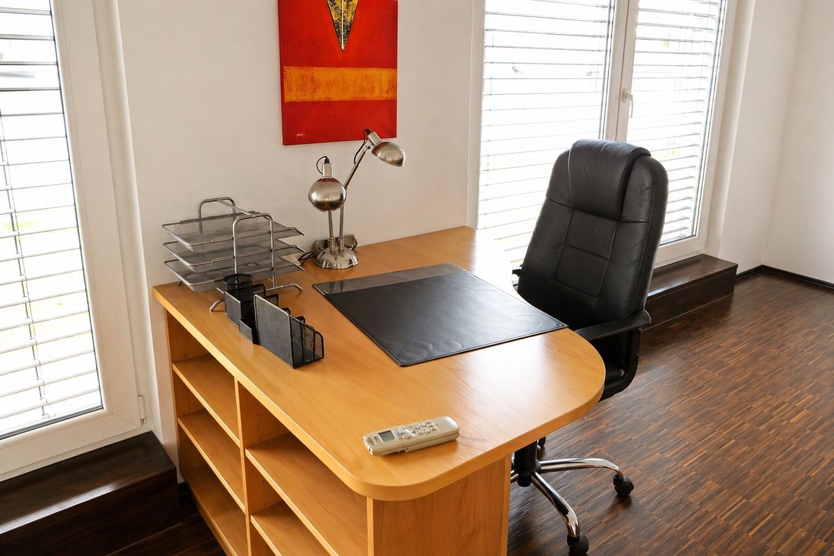 Office desk workspace