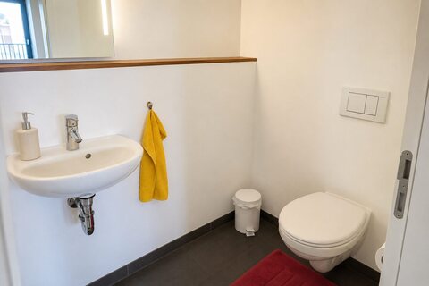 Guest WC with sink and toilet